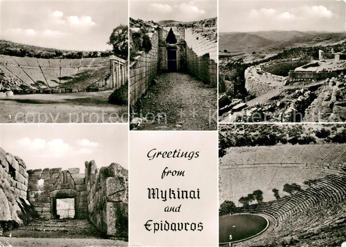 Epidauros Theatre Mykinai Grave of Agamemnon Royal Graves Lions Gate
