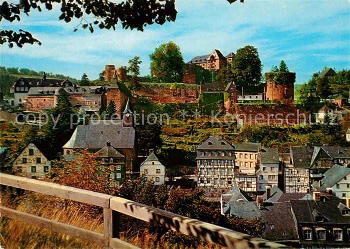 Monschau Altstadt mit Burg