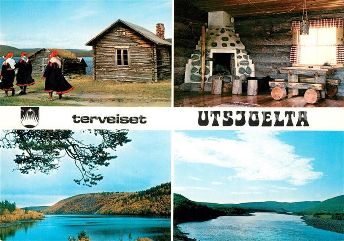 Utsjoki Landschaftspanorama Wohnhaus Kamin