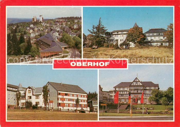 Oberhof Thueringen Interhotel Panorama FDGB Erholungsheim Hotel Ernst Thaelmann