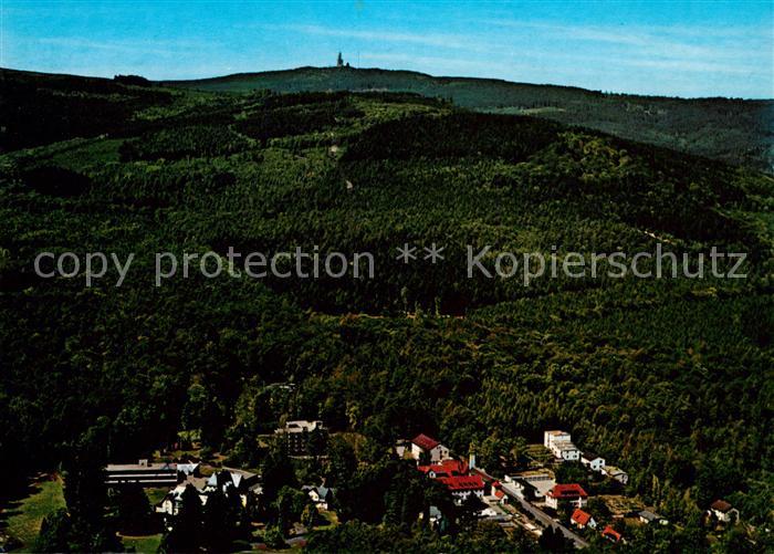 Oberursel Taunus Klinik Hohe Mark mit Blick zum Grossen Feldberg Fliegeraufnahme