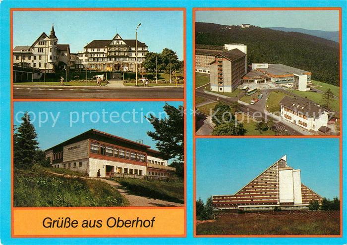 Oberhof Thueringen Hotel Ernst Thaelmann VEB Reisebuero FDGB Erholungsheim HO Ga