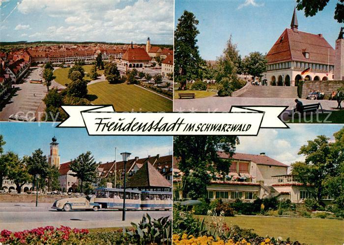 FREUDENSTADT BW Marktplatz Rathaus Stadthaus Kurhaus Kurort im Schwarzwald