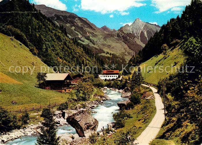 Mayrhofen Zillertal Gasthof Pension Zillergrund mit Brandbergkolm Zillertaler Al