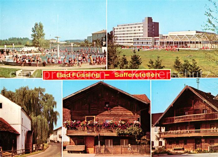 Safferstetten Schwimmbad Liegewiese Dorfmotive