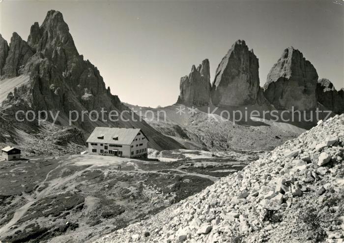 Dolomiti Tre Cime di Lavaredo Rifugio Locatelli