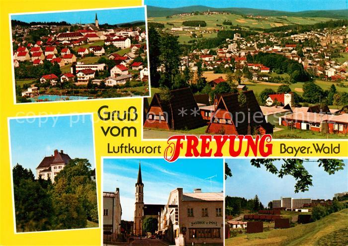 Freyung Panorama Schloss Kirche Hotelkomplex