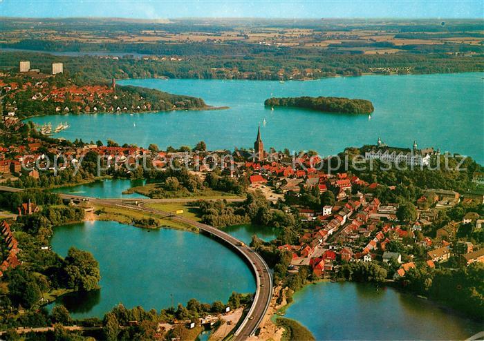 Ploen See Holsteinische Schweiz Fliegeraufnahme