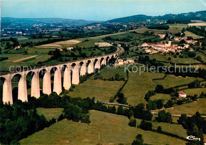 Mussy-sous-Dun Vue aerienne Viaduc