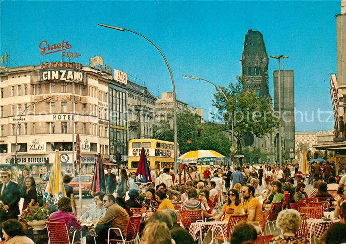 BERLIN  CITY Kurfuerstendamm Gedaechtniskirche