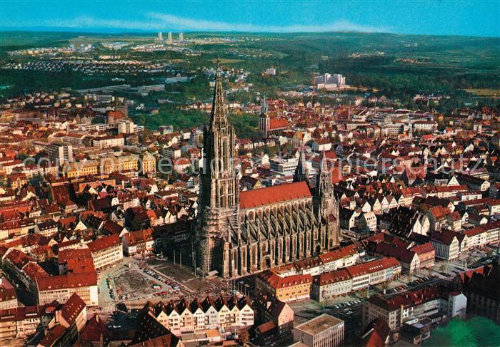 Ulm Donau Fliegeraufnahme Muenster