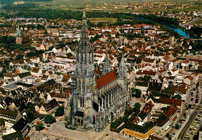 Ulm Donau Fliegeraufnahme Muenster