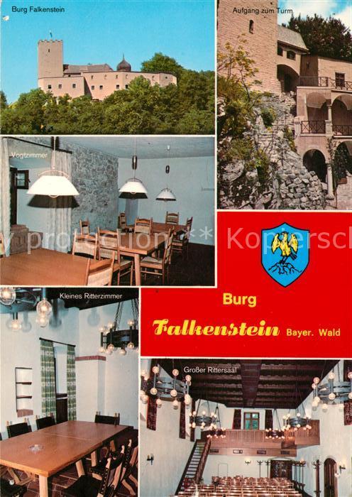 Falkenstein Oberpfalz Burg Aufgang zum Turm Grosser Rittersaal kleines Ritterzim