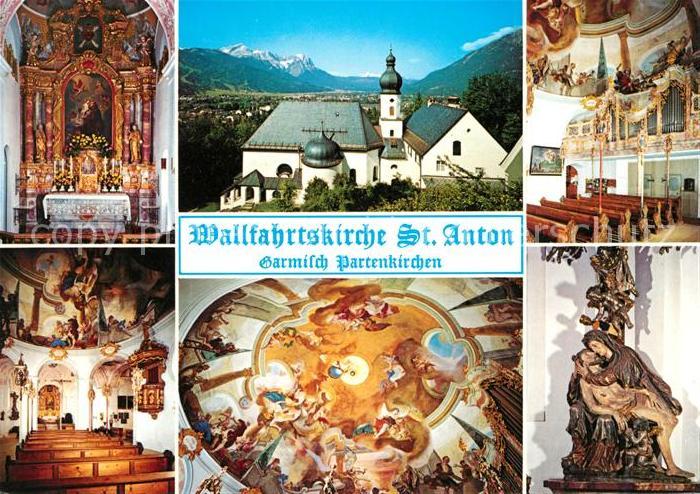 GARMISCH-PARTENKIRCHEN Bayern Wallfahrtskirche Sankt Anton