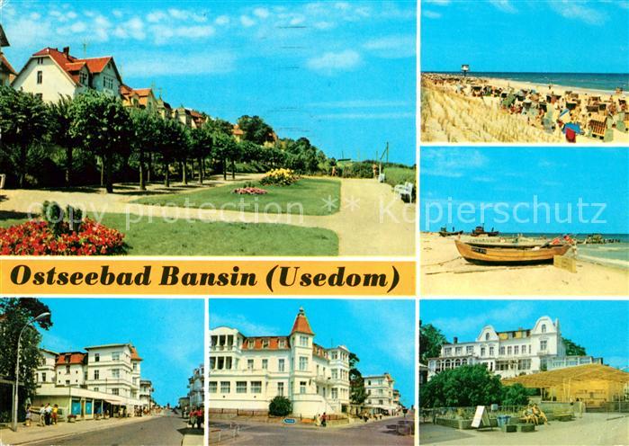 Bansin Ostseebad Strandpromenade Karl Marx Strasse FDGB Erholungsheime