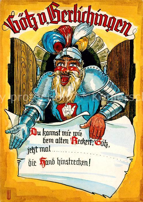 Berlichingen Goetz Karikatur