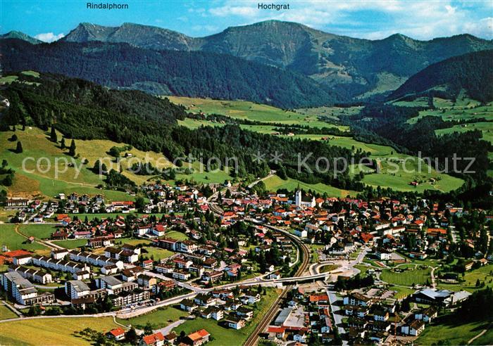 Oberstaufen Oberallgaeu Bayern Fliegeraufnahme