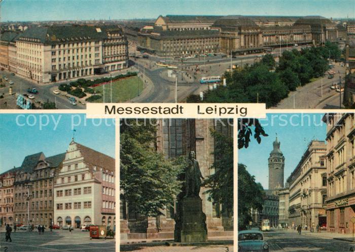 LEIPZIG Sachsen Hauptbahnhof Hotel Astoria Alte Waage Markt Denkmal Bach Thomask