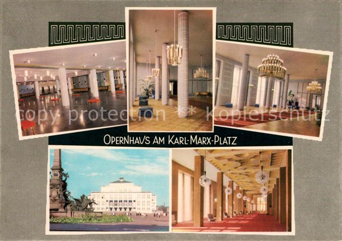 LEIPZIG Sachsen Opernhaus Karl Marx Platz