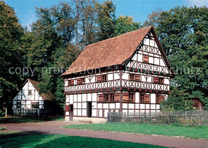 Bad Salzungen Witzelroda Umgesetzte Fachwerkhaeuser