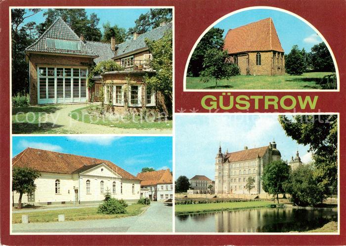 Guestrow Mecklenburg Vorpommern Ernst Barlach Haus Gertrudenkapele Schloss