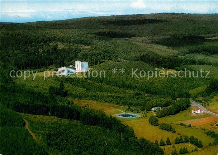 Weiskirchen Saar Fliegeraufnahme Hochwald Sanatorium