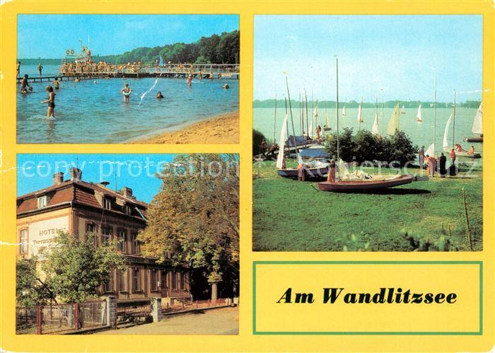 Wandlitz Wandlitzsee Bootsanlegestelle Hotel