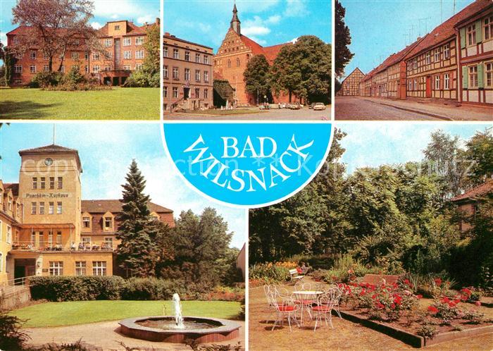 Bad Wilsnack Goethehaus Karl Marx Platz Lindenstrasse Puschkin Kurhaus Kurpark