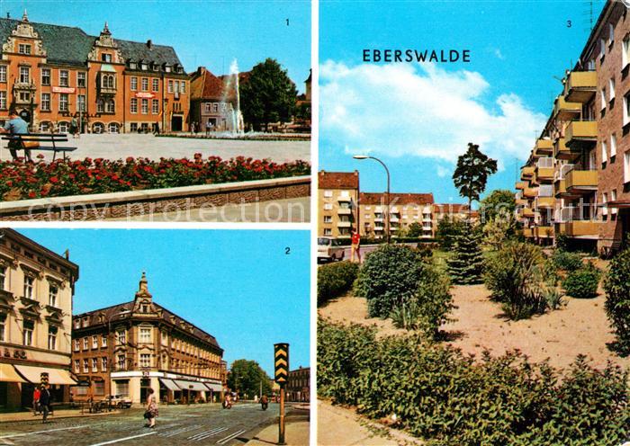 Eberswalde Platz der Freundschaft Wilhelm Pieck Strasse Wildparkstrasse