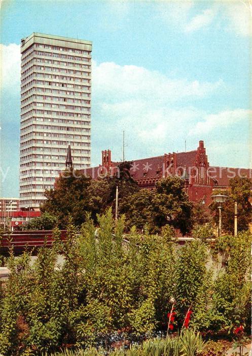 Frankfurt Oder Hochhaus Platz der Republik Jugendtouristenhotel