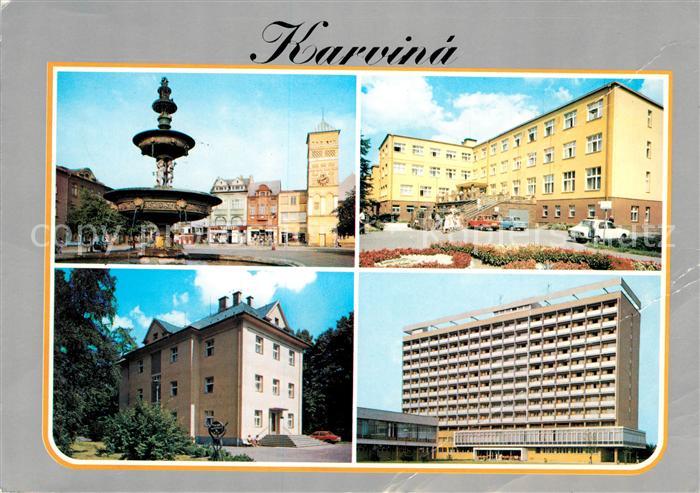 Karvina Hotel Brunnen Stadtansichten