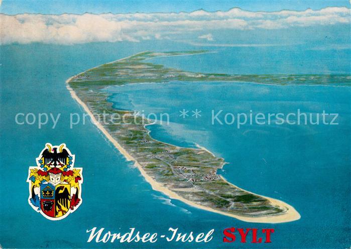 Insel Sylt Fliegeraufnahme