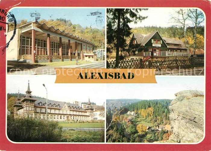 Alexisbad Harz HO Raststaette Golde Rose Kinderkurheim Talwiese