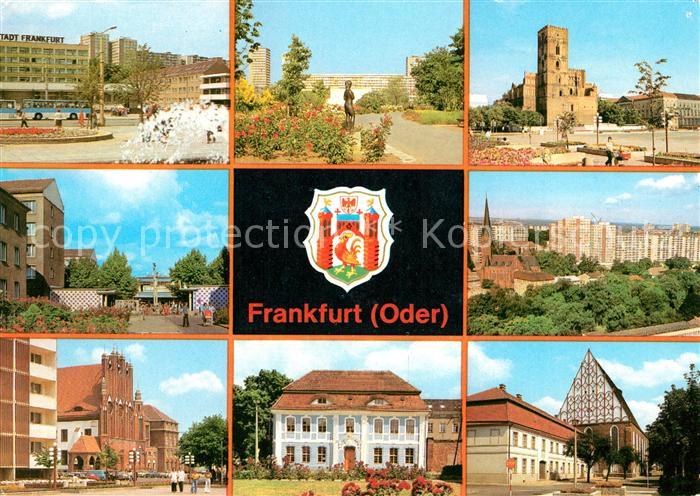 Frankfurt Oder Hotel Stadt Frankfurt Rathaus Botanischer Garten Marienkirche