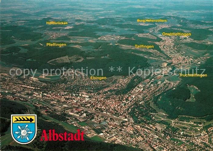 Albstadt Wuerttemberg Fliegeraufnahme