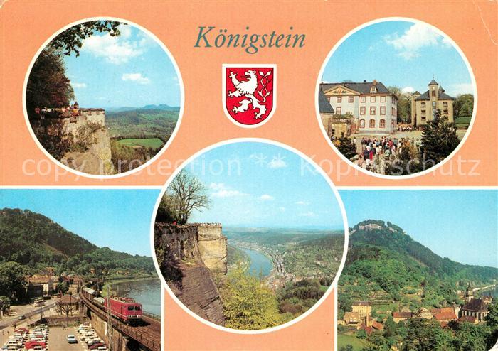 Koenigstein Saechsische Schweiz Panoramen