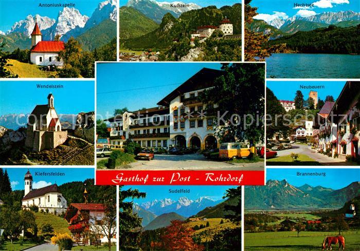 Rohrdorf Inn Antoniuskapelle Kufstein Hechtsee Wendelstein Neubeuern