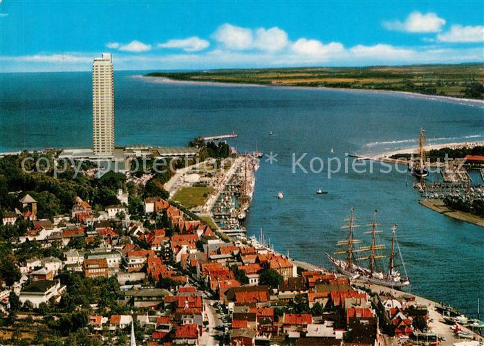 Travemuende Ostseebad Fliegeraufnahme