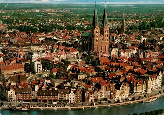 Luebeck Fliegeraufnahme