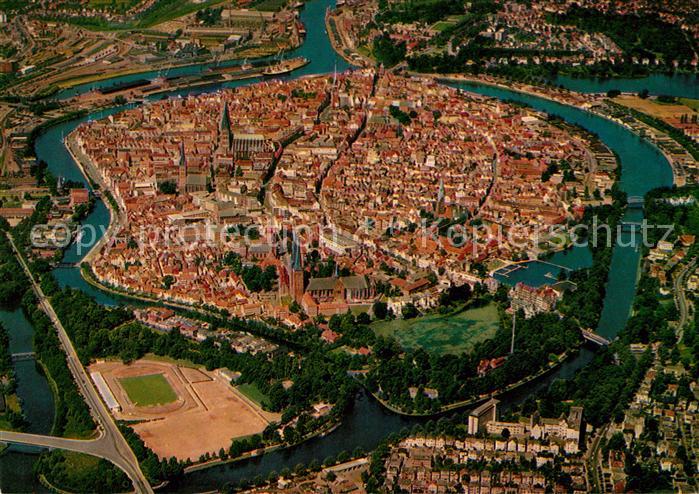 Luebeck Fliegeraufnahme