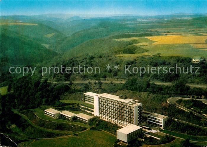 Manderscheid Eifel Fliegeraufnahme Eifelsanatorium