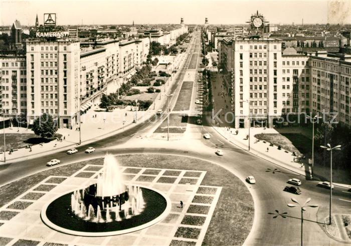 BERLIN  CITY Strausberger Platz Karl Marx Allee