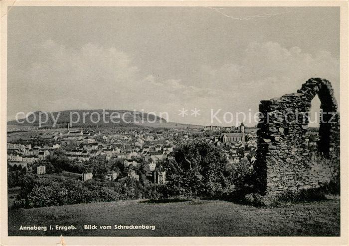 Annaberg-Buchholz Erzgebirge Schreckenberg Panorama