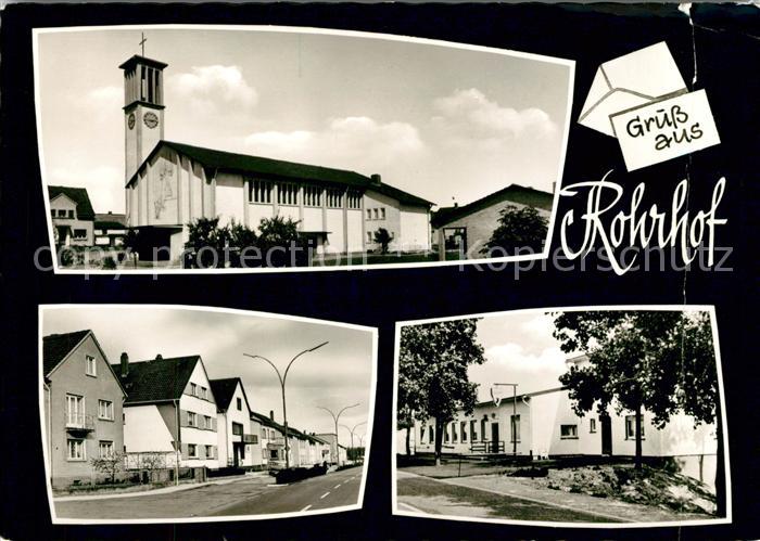 Rohrhof Bruehl Kirche Stadtansichten