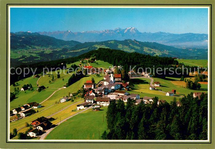 Bregenzerwald Fliegeraufnahme Sulzberg