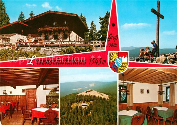 Waldhaeuser Neuschoenau Lusenschutzhaus Gipfelkreuz