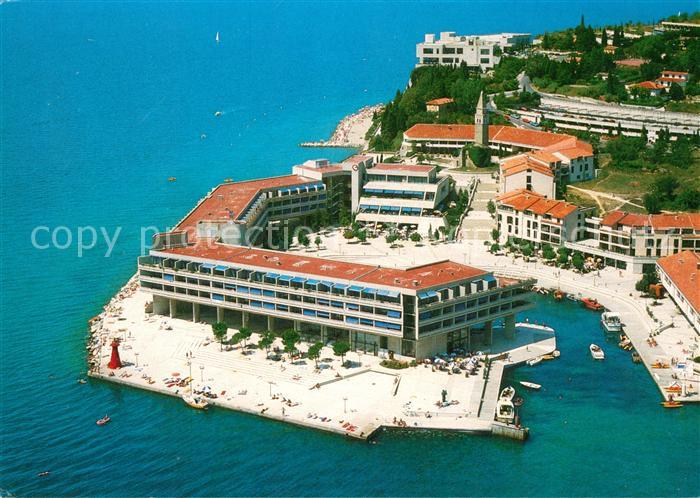 Portoroz Fliegeraufnahme Hotel Bernardin