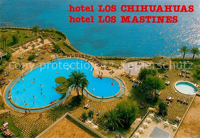 Calas de Mallorca Fliegeraufnahme Hotel Los Chihuahuas Sol Los Mastines Sol