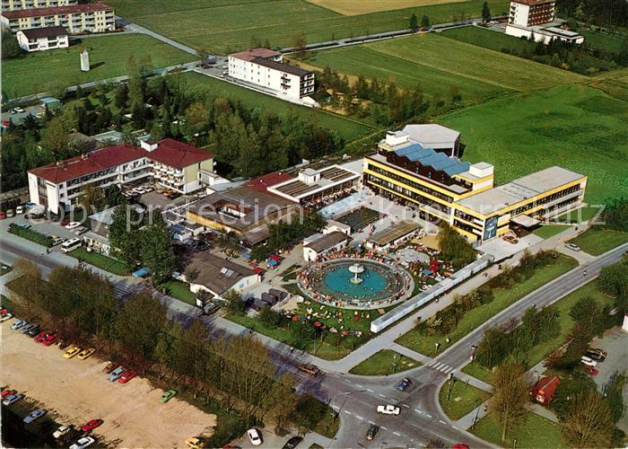 Bad Fuessing Fliegeraufnahme Thermalfreibadanlage Kurmittelhaus