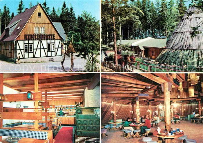 Sosa Erzgebirge Konsum Gaststaetten Koehlerhuette und Meiler